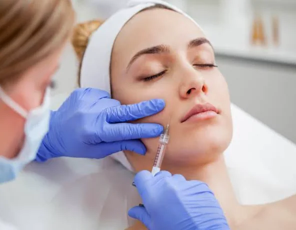 Imagem ilustrativa de procedimento de harmonização facial